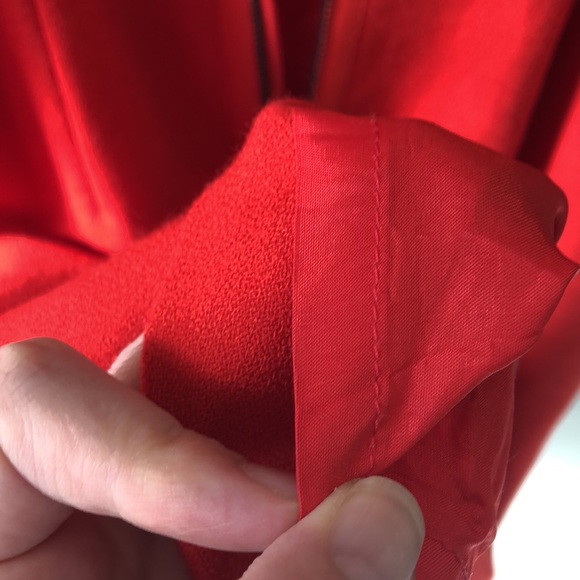 J. Crew Teddie Wool Blend Red Sheath Dress 6 - Picture 10 of 15